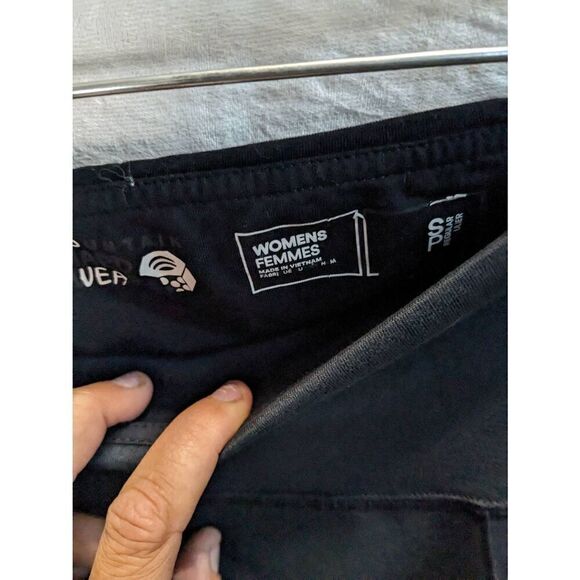 Mountain Hardwear Contoured Legging Contrast Black Women's Small S - Picture 2 of 6